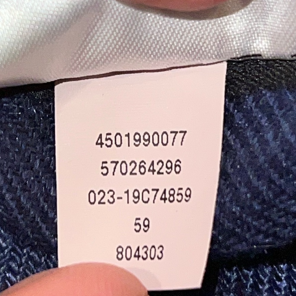 Chico's Navy 100% Linen Lightweight Utility Zip-Up Jacket - Size 1 - Picture 10 of 10